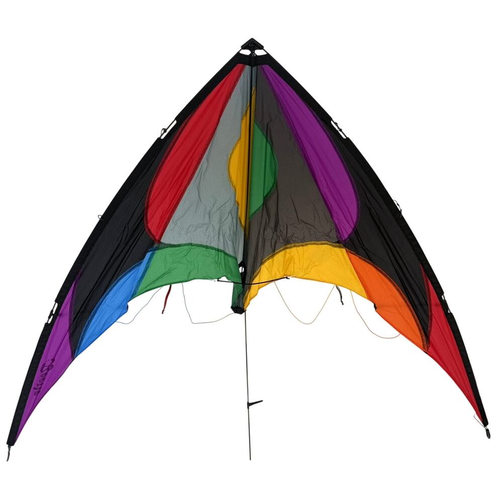 Flying Wings Beetle 2100+ Stunt Kite Multicolor Ripstop Nylon Carbon Frame